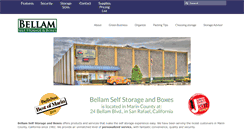 Desktop Screenshot of bellamstorage.com